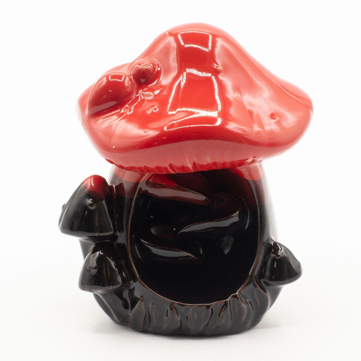 Large Red Mushroom Backflow Incense Burner – Woodland Decor