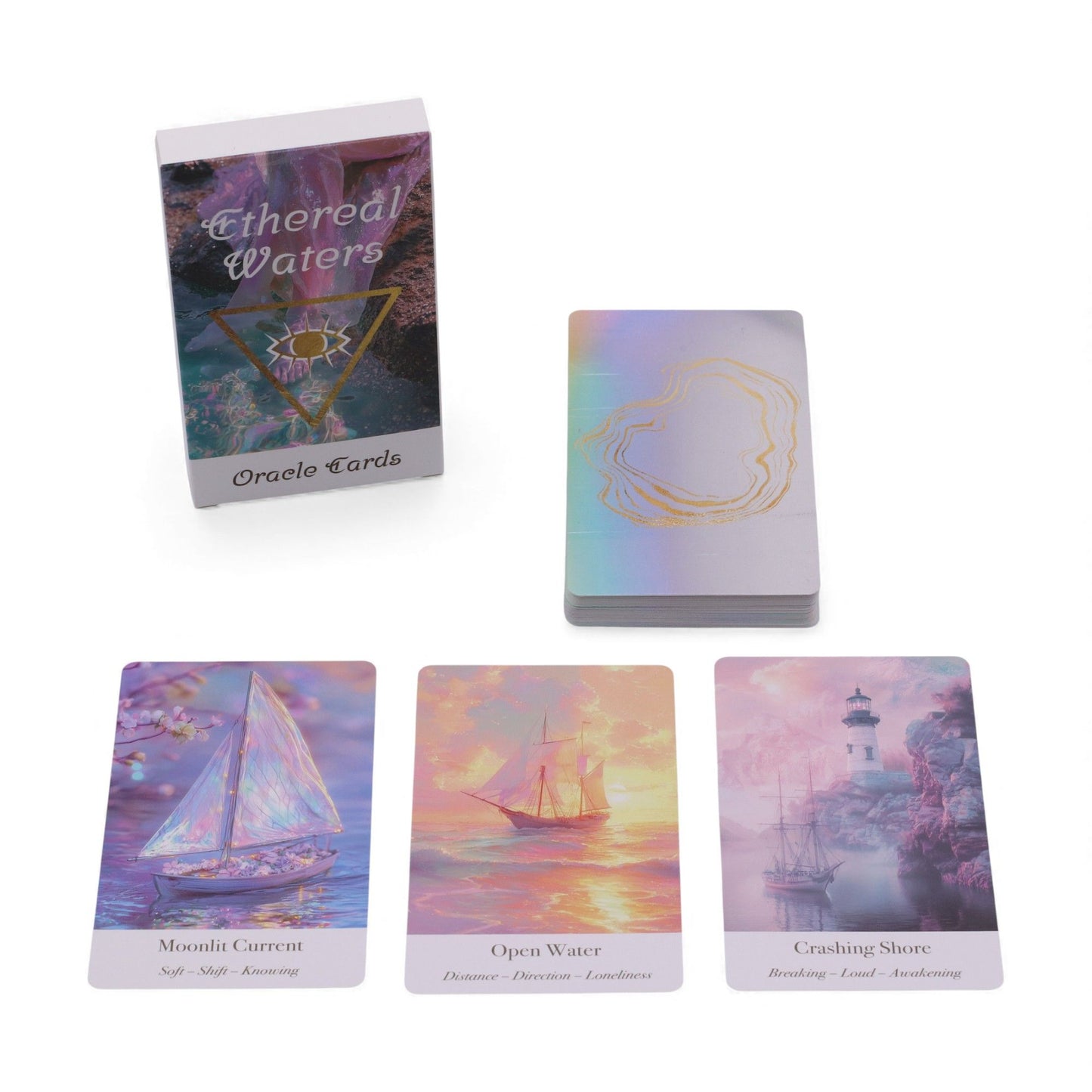 Ethereal Waters Oracle Cards – 40-Card Ocean-Inspired Divination Deck