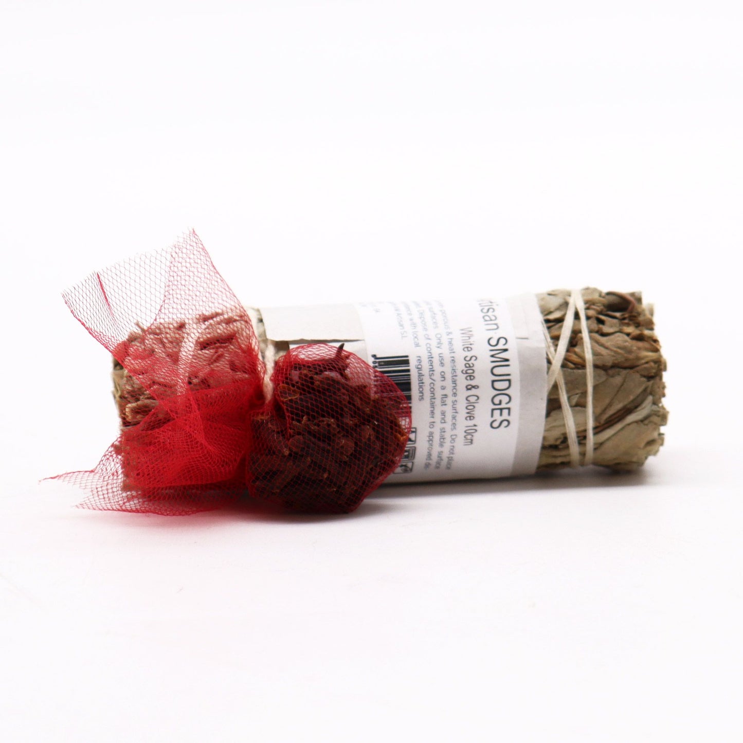 Smudge Stick – White Sage & Clove 10cm | Purification & Psychic Protection