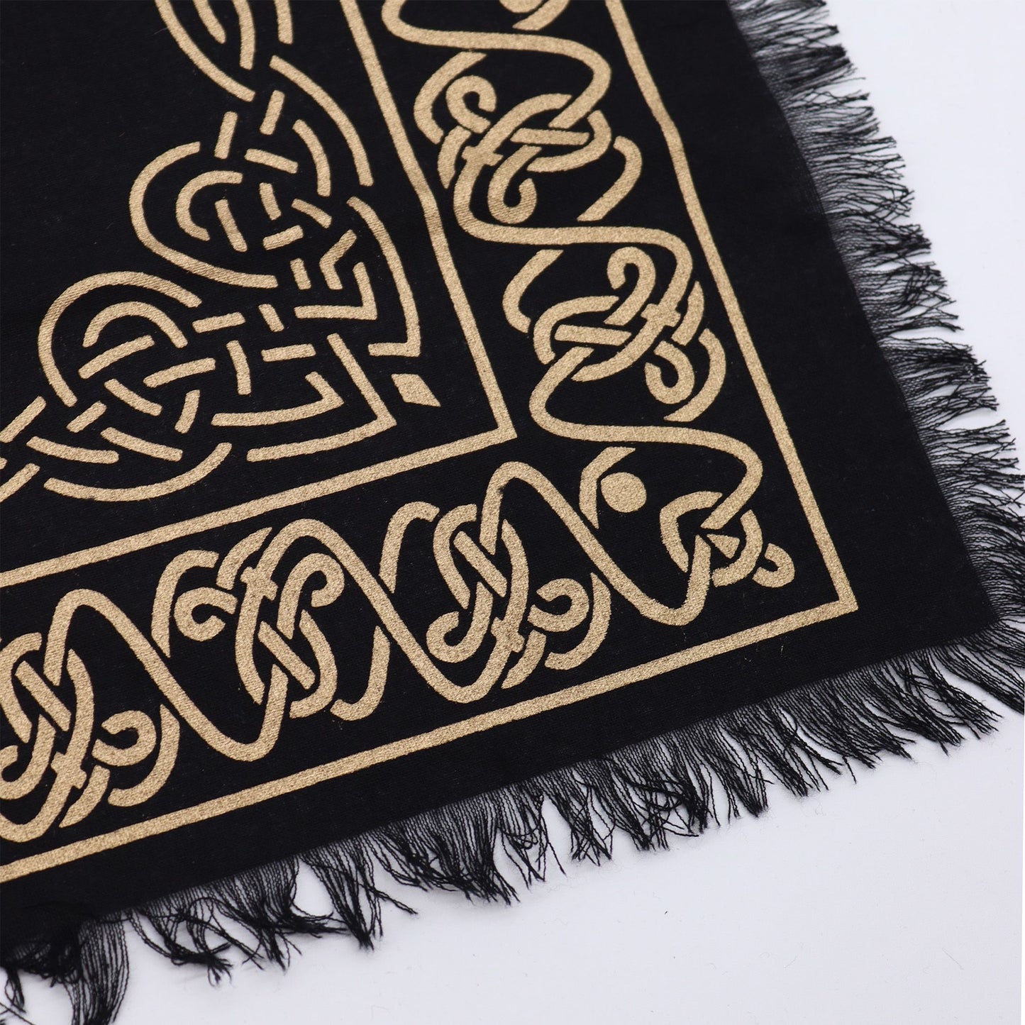 Mystic Fringed Altar Cloth – Pentagon Cotton 50cm