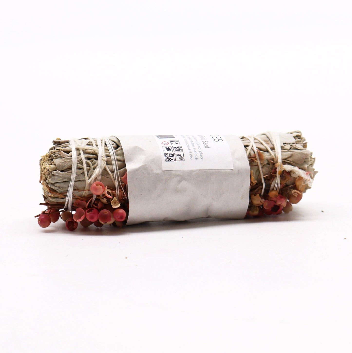 Smudge Stick – White Sage & Pirul Seed | Protection & Ancestral Clearing