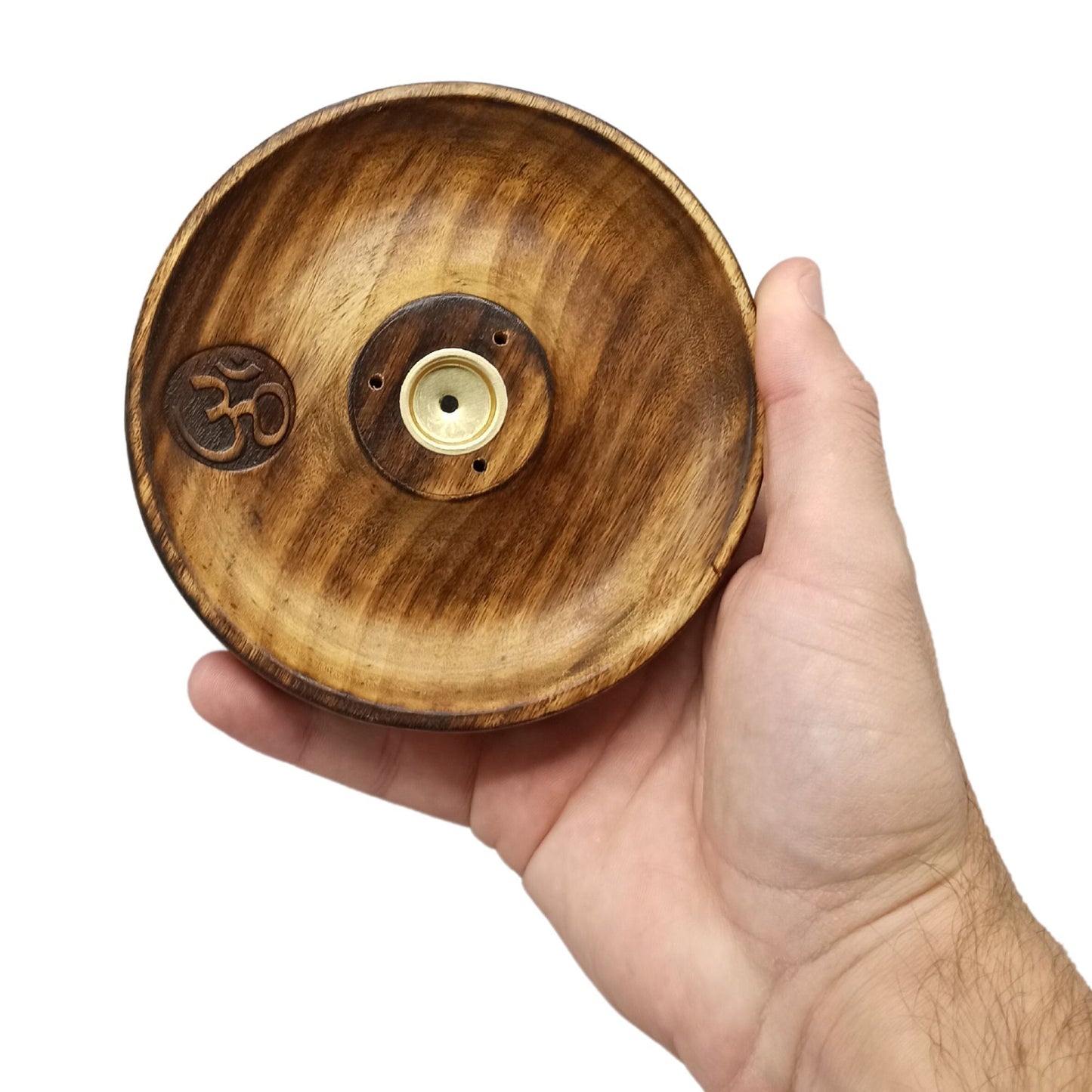 Incense Stick & Cone Burner Disc – Om Symbol Design