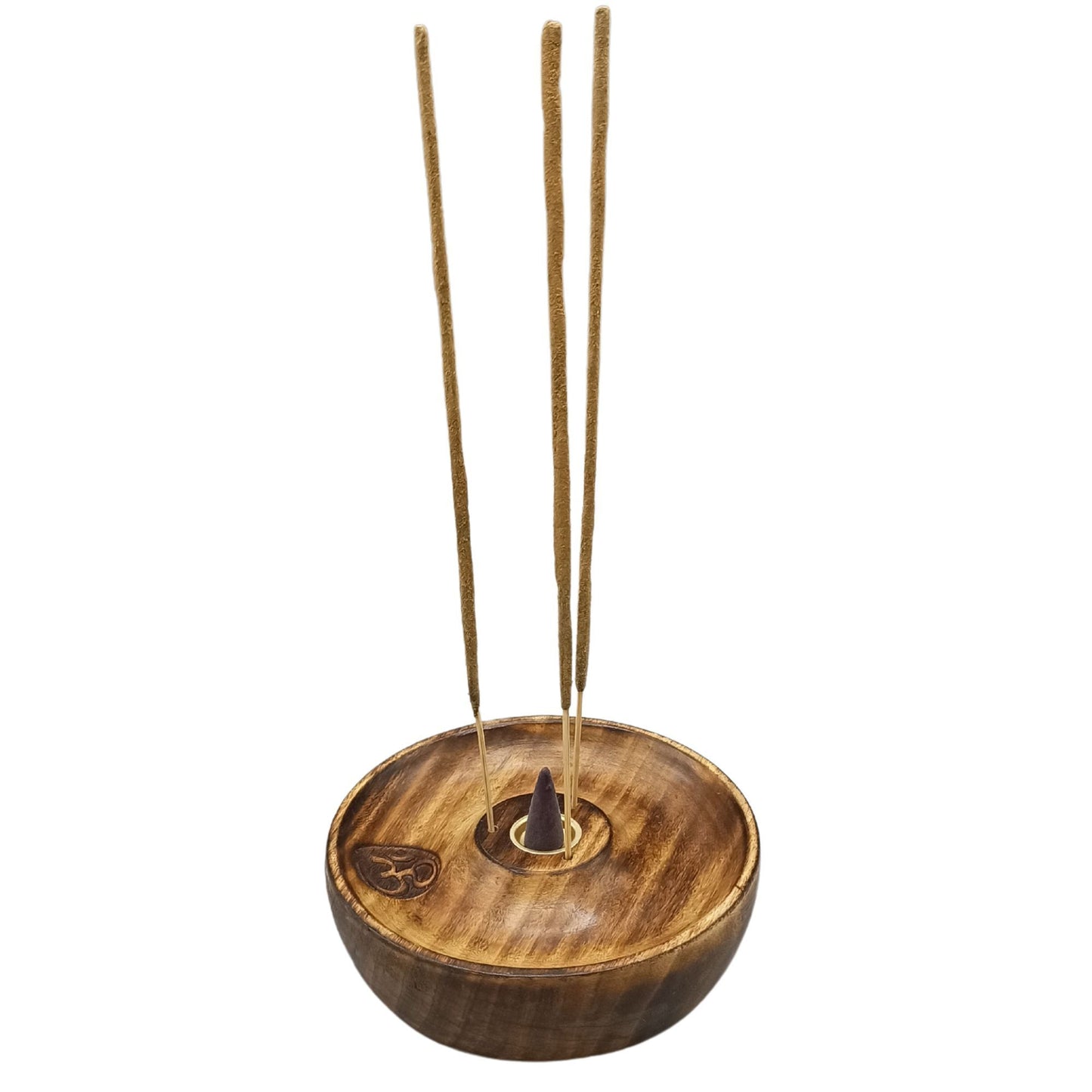 Incense Stick & Cone Burner Disc – Om Symbol Design