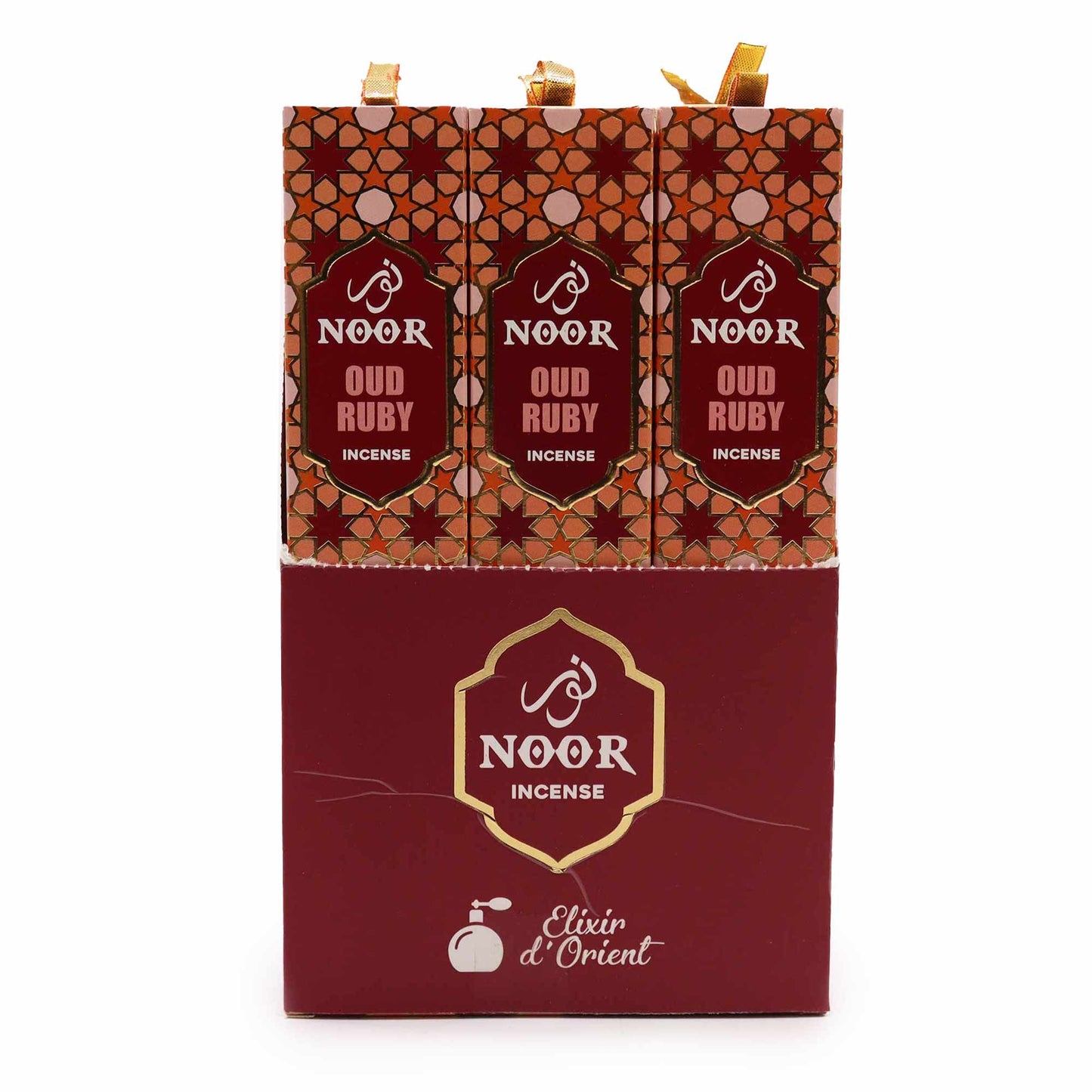 Noor Oud Incense – Ruby | Sacred Oud & Gemstone of Passion – The Witches Garden
