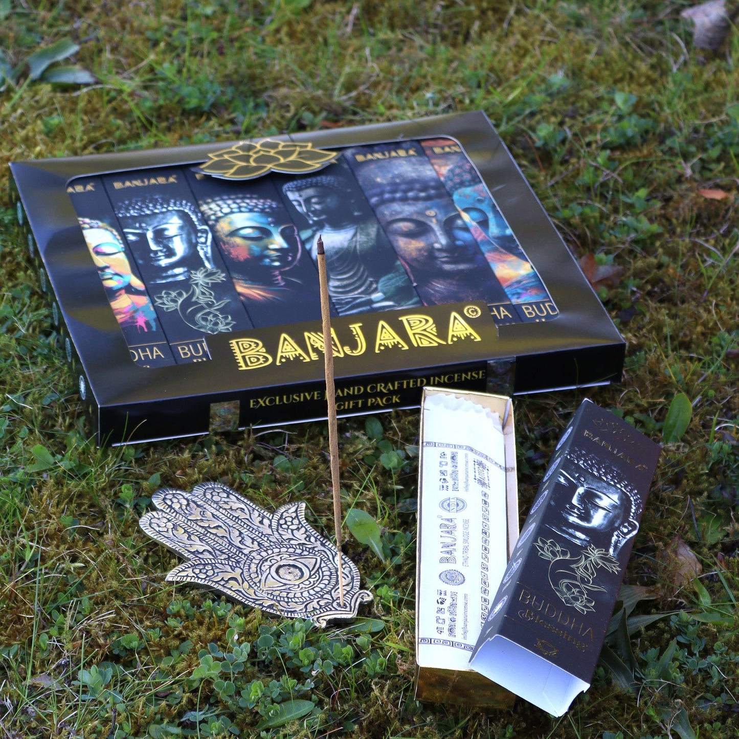 Banjara Buddha Incense Gift Set – Six Fragrances for Calm, Balance & Spirit