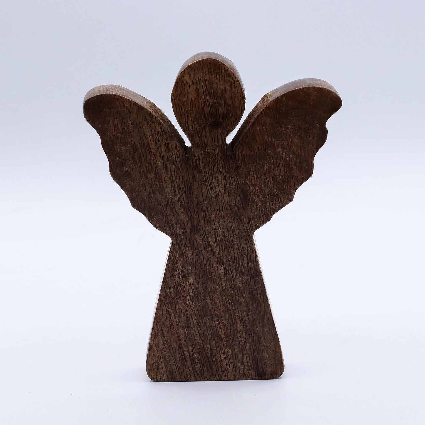 Medium Mango Wood Angel – Gold Decor