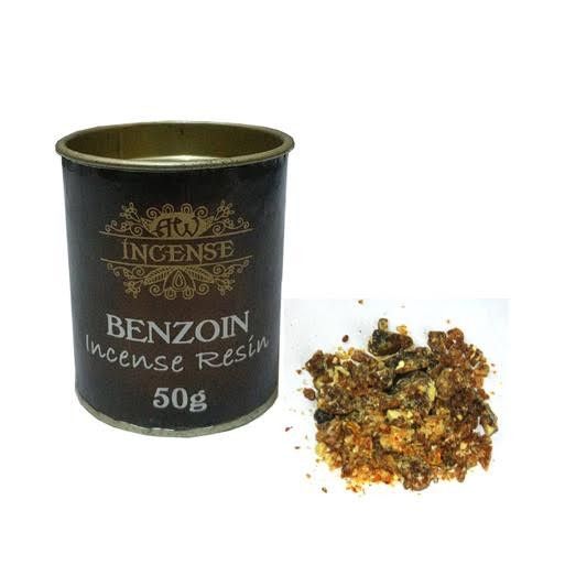 Benzoin Resin Incense – 50g Sacred Resin for Purification, Healing & Meditation