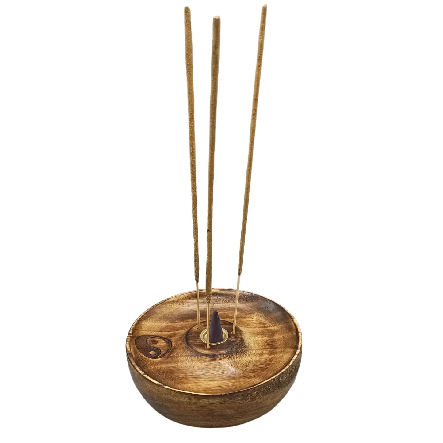 Incense Stick & Cone Burner Disc – Yin & Yang Symbol