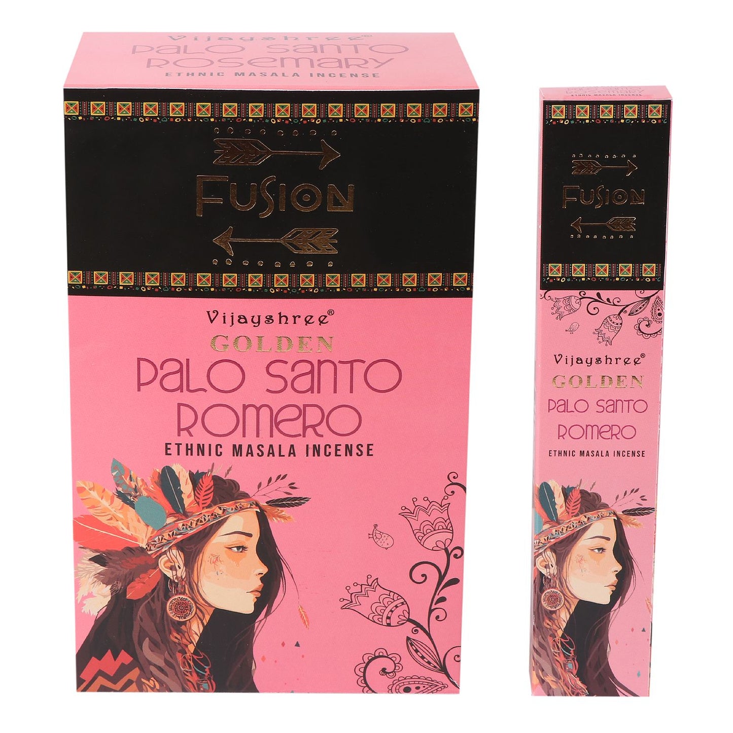 Vijayshree Golden Masala Incense – Palo Santo Fusion: Rosemary