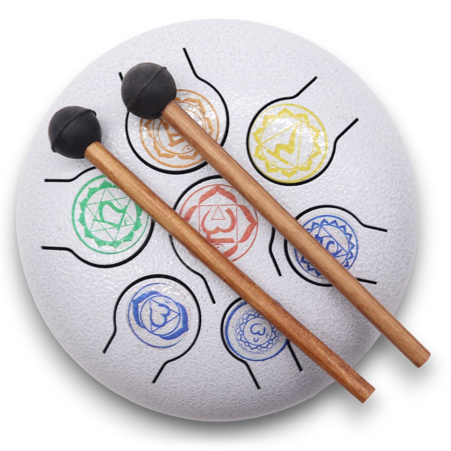 Med Hapi Drum 7 Chakra - 17x13cm | Healing Instrument for Meditation
