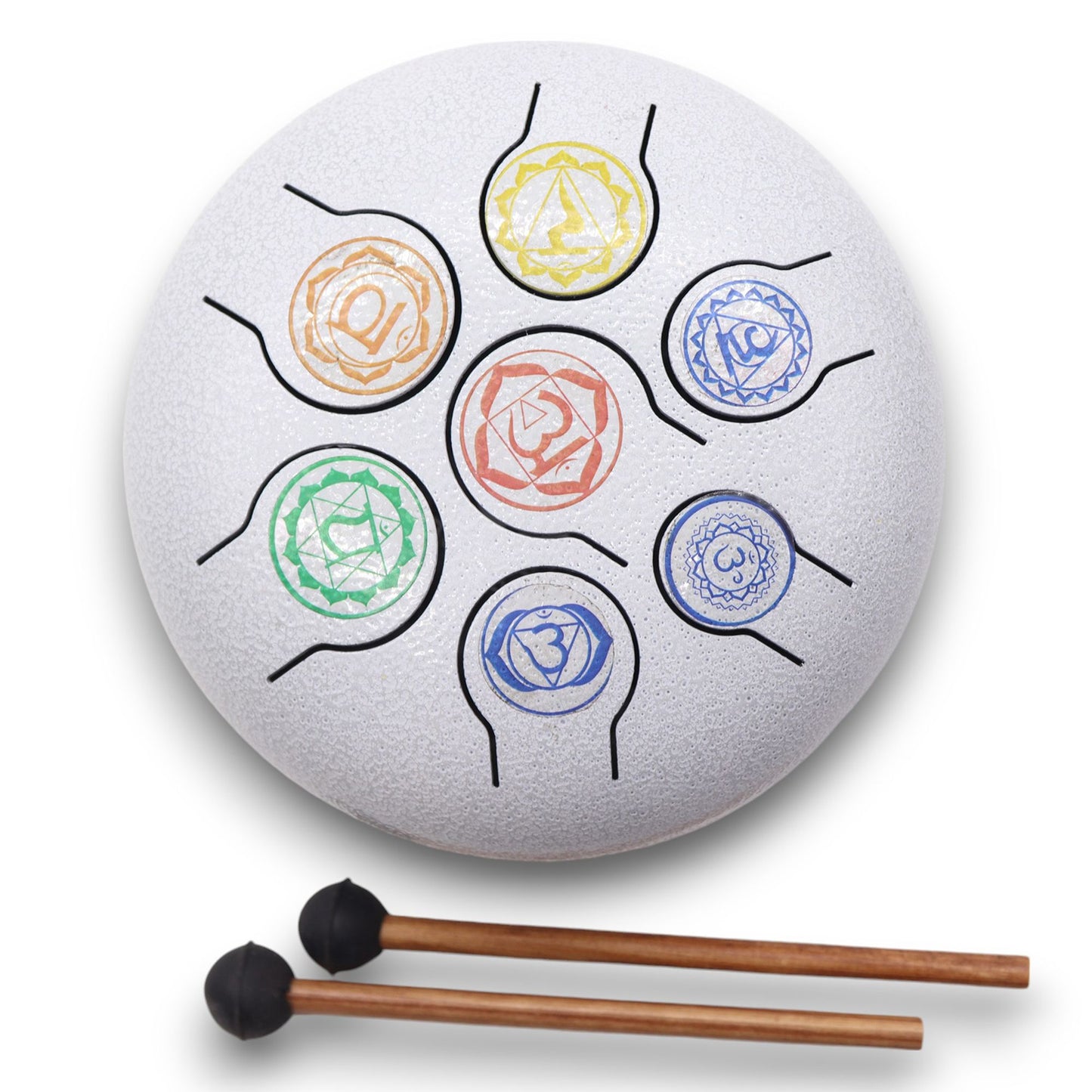 Med Hapi Drum 7 Chakra - 17x13cm | Healing Instrument for Meditation