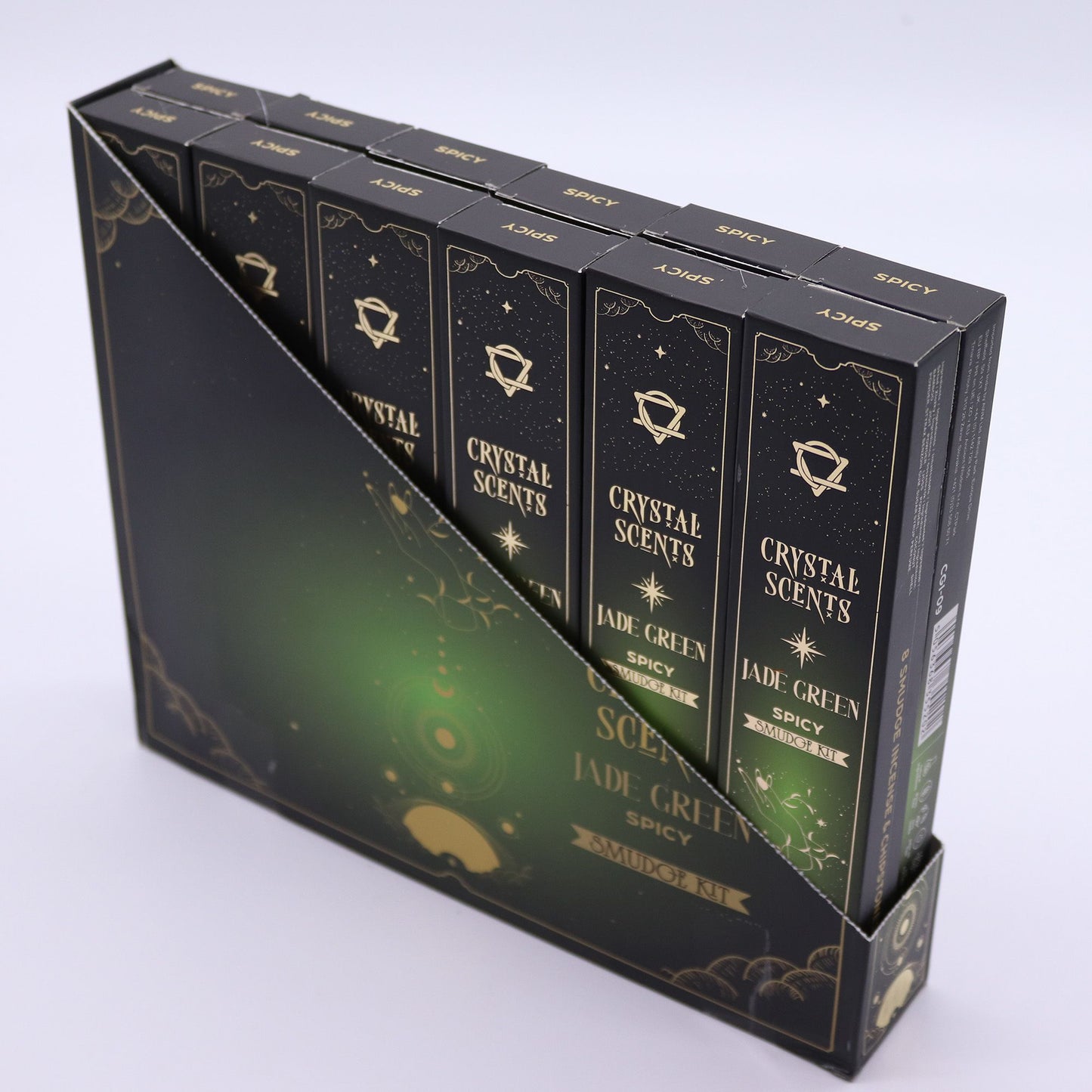 Spicy Smudge Incense with Jade – Energising Ritual Aroma Set