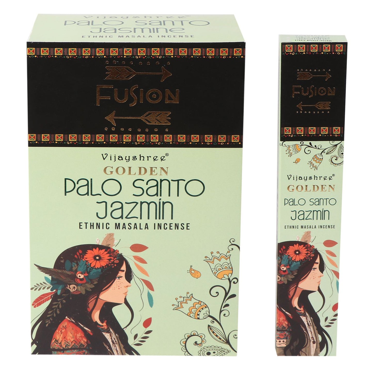Vijayshree Golden Masala Incense – Palo Santo Fusion: Jasmine