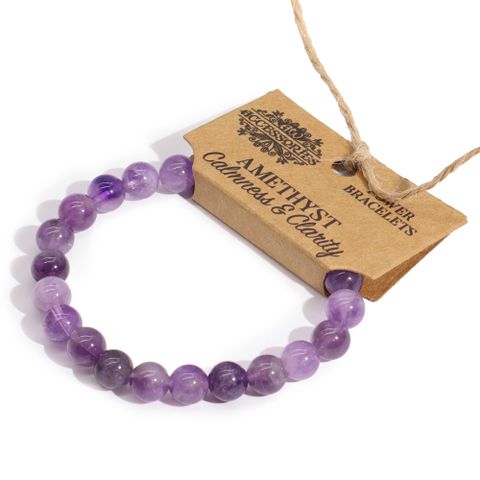 Power Bracelet – Amethyst for Sleep, Intuition & Emotional Healing