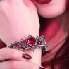 What a stunning Elizabethan Style Bracelet. Here is a delicate replica of Robert Dudley's original design for the traceries above the North Entrance of Kenilworth Castle. Designed to win the heart of Queen Elizabeth I but, alas, such a romance was not to be!