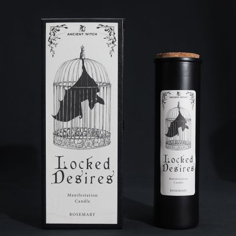 Ancient Witch Locked Desires Candle – Manifest Dreams Unbound