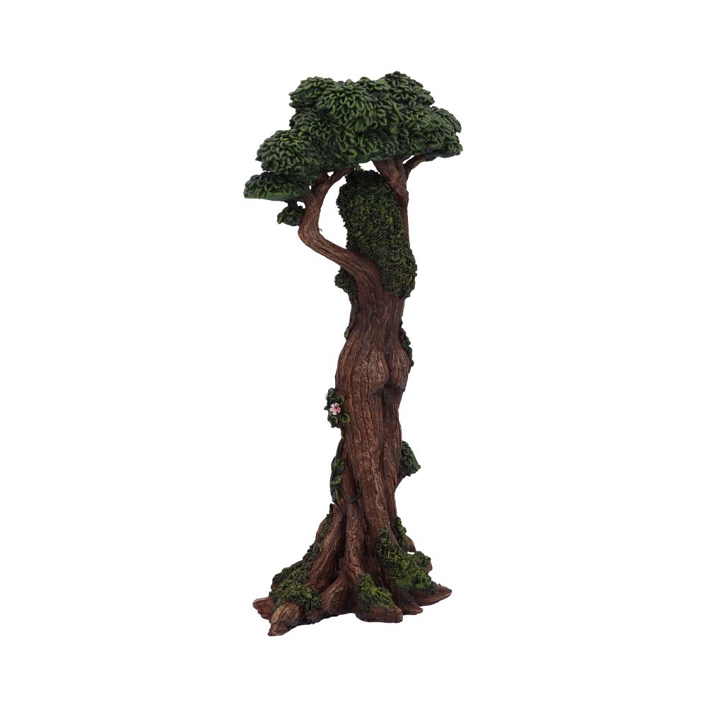 Decorative tree sculpture with intricate detailing on a white background