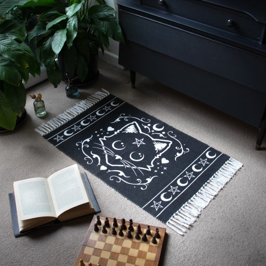 Alchemy Black Cat Rug