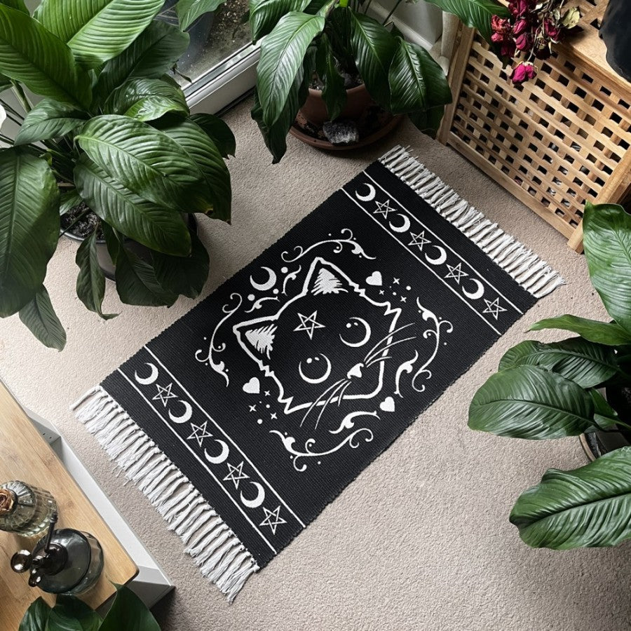 Alchemy Black Cat Rug