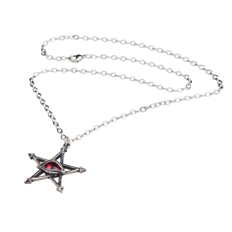 Serpent’s Gaze Evil Eye Pentagram Pendant – Pagan Protection