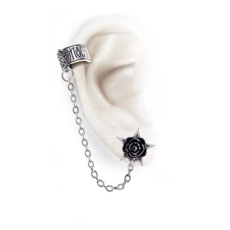 The amorous magical properties of a combined pentagram and a black rose are as obscure as they are powerful, with myths suggesting control over future lovers, to the invocation of the demon Prince Sitri.