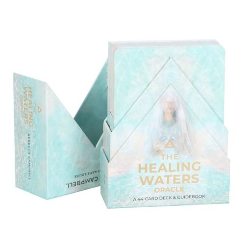 Immerse yourself in the sacred flow of intuition with The Healing Waters Oracle by Rebecca Campbell. This 44-card deck, paired with a 176-page guidebook, channels the restorative power of water to awaken your inner wisdom and nourish your mind, body, and soul. Each card is exquisitely illustrated by Katie-Louise, inviting you to dive into emotional healing, spiritual clarity, and deep connection with the divine feminine. Housed in a beautifully designed matching box, this deck is a serene companion for dail