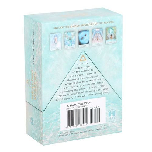 Immerse yourself in the sacred flow of intuition with The Healing Waters Oracle by Rebecca Campbell. This 44-card deck, paired with a 176-page guidebook, channels the restorative power of water to awaken your inner wisdom and nourish your mind, body, and soul. Each card is exquisitely illustrated by Katie-Louise, inviting you to dive into emotional healing, spiritual clarity, and deep connection with the divine feminine. Housed in a beautifully designed matching box, this deck is a serene companion for dail