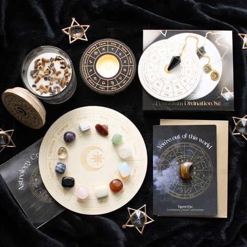 This beautiful crystal grid features a detailed astrology wheel design, harnessing the energy of the 12 zodiacs to maximise the charge of crystals. A perfect gift idea for anyone getting started with crystals or for a keen collector.