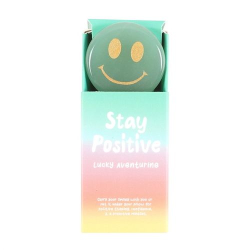 This smiling green Aventurine crystal is happiness in a box and serves as the perfect reminder for anyone who needs to stay positive and look for the good in the world around them. Whether it's a little gift for others or a gift to self, it's sure to be an appreciated token through the inevitable ups and downs of life.