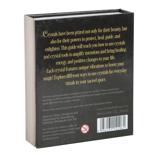 This witches guide to crystals gift set includes everything needed to cast stones for divination. Use the 6 included tumblestones and casting chart to amplify intentions and attract positivity.