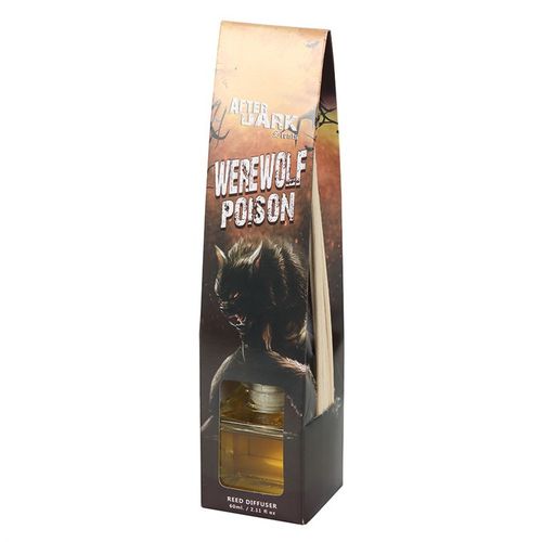 Ward off evil beasts with this Werewolf Poison reed diffuser. This set includes 60ml of vanilla fragrance oil for keeping cryptids at bay and is perfect for adding a touch of excitement to your favourite dark hideaway.