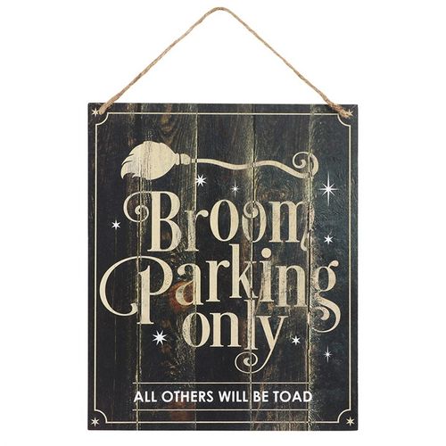 Add a sprinkle of enchantment to your space with this wooden hanging sign, ideal for Halloween or as a charming everyday decoration for those who embrace their inner witch. Measuring 30cm tall by 25cm wide and 0.7cm thick, it’s the perfect mystical touch for any broom parking spot.