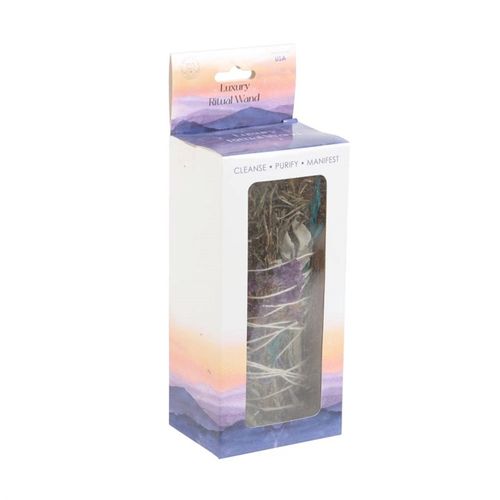 Packaged incense stick set with a scenic design on the box.