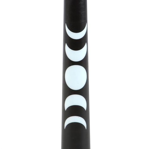 Black Moon Phase Taper Candles – Set of 3