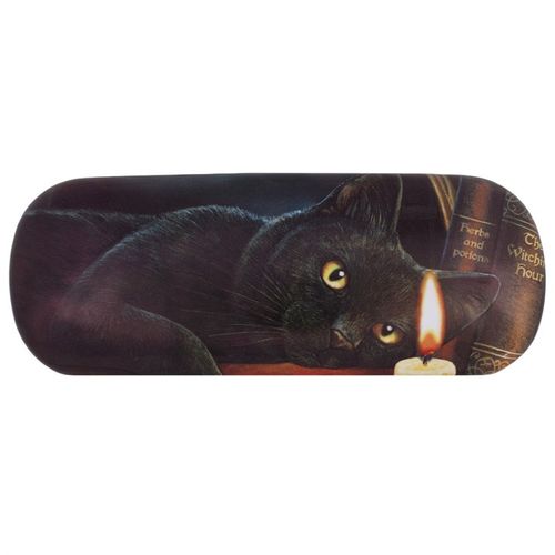 This enchanting glasses case showcases the captivating 'Witching Hour' artwork by Lisa Parker, brought to life with vibrant, high-quality printing. Inside, you'll find a convenient cleaning cloth and a shimmering metallic gold Lisa Parker logo. Perfectly sized to protect your glasses, it measures H3cm x W16cm x D6cm, with packaging dimensions of H3cm x W21cm x D9.5cm. Embrace the magic every time you reach for your eyewear.