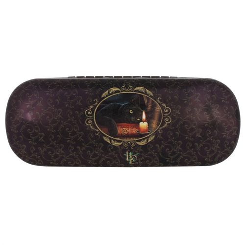 This enchanting glasses case showcases the captivating 'Witching Hour' artwork by Lisa Parker, brought to life with vibrant, high-quality printing. Inside, you'll find a convenient cleaning cloth and a shimmering metallic gold Lisa Parker logo. Perfectly sized to protect your glasses, it measures H3cm x W16cm x D6cm, with packaging dimensions of H3cm x W21cm x D9.5cm. Embrace the magic every time you reach for your eyewear.