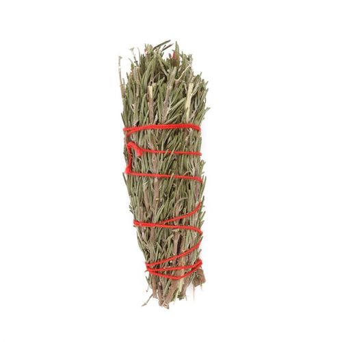 The act of ‘smudging’ is a traditional Native American practice used to cleanse and purify spaces using the smoke of burning sacred herbs. Sustainably sourced and made in the USA, this beautiful ritual wand features fragrant rosemary, yerba santa sage and dried red flowers thoughtfully handtied into a tight bundle for burning and display.