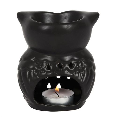 Awaken the mystical energy of your home with this sweet Black Owl Oil Burner, a sacred vessel for light and intention. Crafted with delicate cut-out details, the glowing candle within casts enchanting shadows—inviting warmth, protection, and soothing vibes into your sacred space. Perfect for burning essential oils or wax melts, this 12cm tall owl radiates calm and magic. Let the wise owl guide your healing rituals and elevate your home décor with its soft, comforting glow.
Product Dimensions: H12cm x W11cm