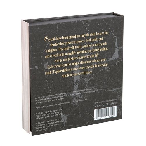 Enhance intentions and decorate your sacred space with this curated set of crystal chip jars. Includes 12 bottles filled with natural crystals for creating spell jars, crystals grids, jewellery and more, packaged in a padded, informational giftbox.
