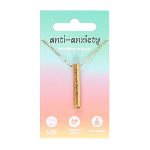 When life feels overwhelming, take a moment to escape the weight of the world with this anti-anxiety breathing necklace. Simply inhale through your nose for five counts, hold, and exhale into the hollow pendant to relieve stress and clear the mind.