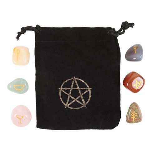 This witches guide to crystals gift set includes everything needed to cast stones for divination. Use the 6 included tumblestones and casting chart to amplify intentions and attract positivity.