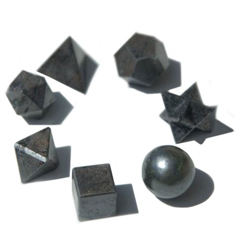 Unlock the ancient energies of the Earth with this Black Agate Sacred Geometry Set, a divine collection of 7 powerful Platonic Solids. Each hand-carved crystal measures approximately 25mm and is shaped in sacred geometrical forms that mirror the building blocks of the universe.

Black Agate is a stone of grounding, inner strength, and protection. When shaped into Platonic Solids—sacred forms that embody perfect balance—it becomes a potent ally in aligning mind, body, and spirit. These geometries are more th