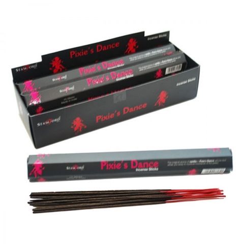 Summon the swirling joy of the fae with our Pixie’s Dance Incense Sticks, enchanted to sweep away negativity and invite serenity with every curl of smoke. These sticks are no mere fragrance—they're a whisper from the otherworld, a mischievous dance of air and ether, guiding your spirit back to balance.

Handcrafted in India from refined perfumery materials, each Black Incense Stick releases a purifying aroma, infused with magic and intention. Light the tip, watch it glow, and let the gentle smoke twirl thro