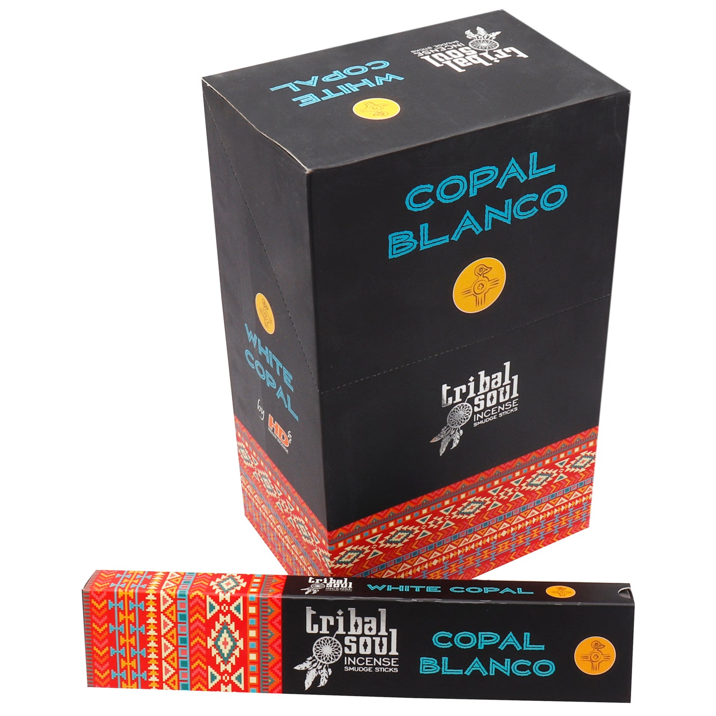 Cleanse your space and uplift your spirit with Tribal Soul White Copal Incense. Sourced from the resin of the Bursera tree, White Copal has been used for centuries in sacred ceremonies to purify energy and promote spiritual awareness.

This incense carries a fresh, citrusy scent with subtle piney undertones, evoking ancient temples and wild forests. Its bright, resinous aroma is ideal for meditation, ritual work, and energy clearing.

Each stick is hand-rolled with care, encased in a beautifully designed bo