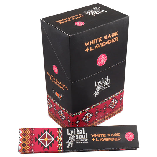 Tribal Soul Incense – White Sage + Lavender

Cleanse your space and calm your mind with the deeply grounding aroma of Tribal Soul White Sage + Lavender Incense. Blending two sacred herbs used for centuries in purification and healing rituals, this incense offers a rich, earthy scent with sweet herbal notes and soft floral undertones.

White Sage is renowned for its cleansing power, used in smudging ceremonies to clear negative energy and restore harmony. Lavender brings a soothing, tranquil scent that promo