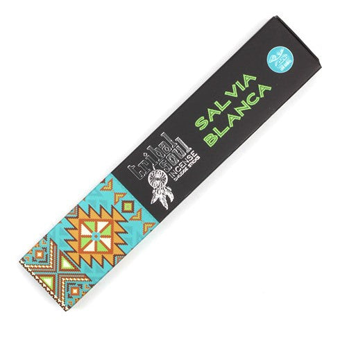 Cleanse your space and elevate your spirit with Tribal Soul White Sage Incense. Hand-rolled using traditional techniques, this powerful incense is known for its purifying and protective properties, widely used in smudging rituals to ward off negative energy.

As the incense burns, it releases a fresh, earthy aroma with herbal and resinous undertones, reminiscent of desert landscapes and sacred ceremonies. The scent is cleansing yet calming, creating a serene and sacred atmosphere ideal for meditation, ritua
