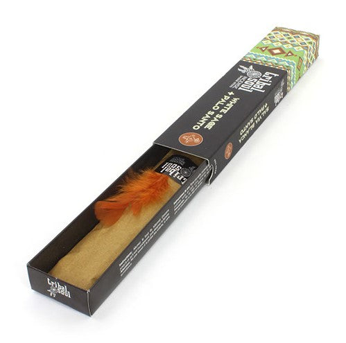 Cleanse, Ground &amp; Elevate Your Spirit

Experience the deeply spiritual aroma of Tribal Soul Incense – White Sage &amp; Palo Santo. This powerful blend brings together two of the most sacred plants used by Indigenous cultures for centuries to purify spaces, restore energy, and enhance meditation.

🌿 White Sage offers a strong, earthy, and herbaceous scent known for its ability to cleanse negativity and uplift spiritual energy.
🌳 Palo Santo, or “Holy Wood,” adds a soft, sweet, and citrusy undertone with