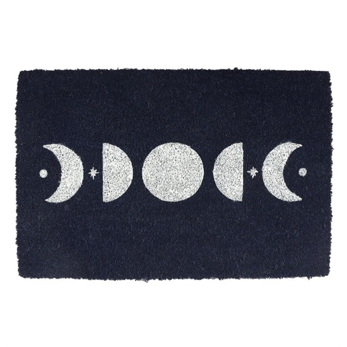 Moon Phase Doormat – Dark Blue Celestial Door Mat
