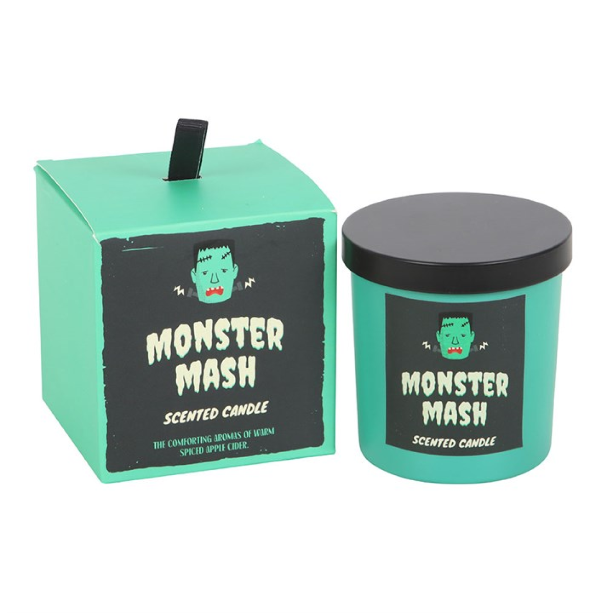 Light the Monster Mash Apple Cider Candle and summon the spirit of autumn. Hand-poured with care, this seasonal candle fills your sacred space with the warming scent of spiced apple cider, a fragrance beloved for its comforting and protective qualities. Perfect for casting a golden glow during Halloween rituals, Samhain feasts, or simply curling up by candlelight, its 18-hour burn time ensures your home is blessed with warmth throughout the season. A thoughtful witchy gift or altar addition, this autumn can