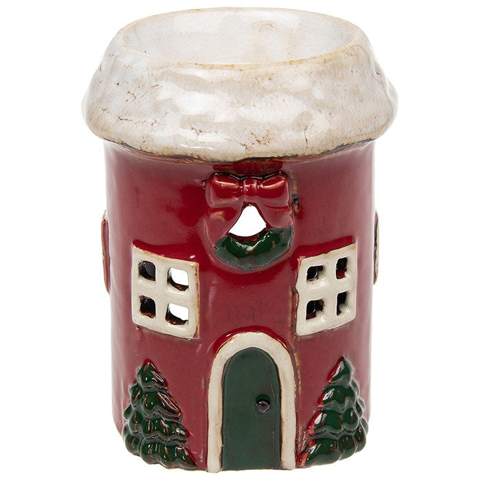 Village Pottery Christmas Oil Wax Warmer Wreath